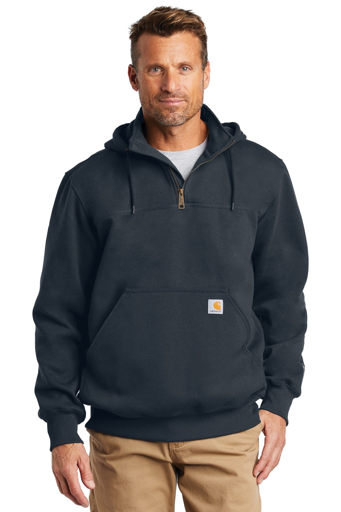 CramerCarhartt ® Rain Defender ® Paxton Heavyweight Hooded Zip Mock Sweatshirt. CT100617