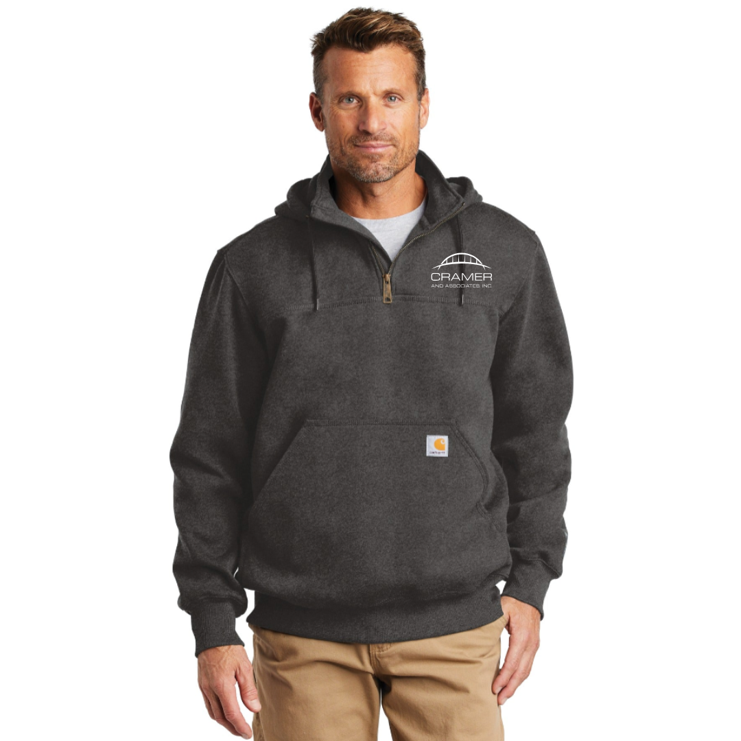 CramerCarhartt ® Rain Defender ® Paxton Heavyweight Hooded Zip Mock Sweatshirt. CT100617