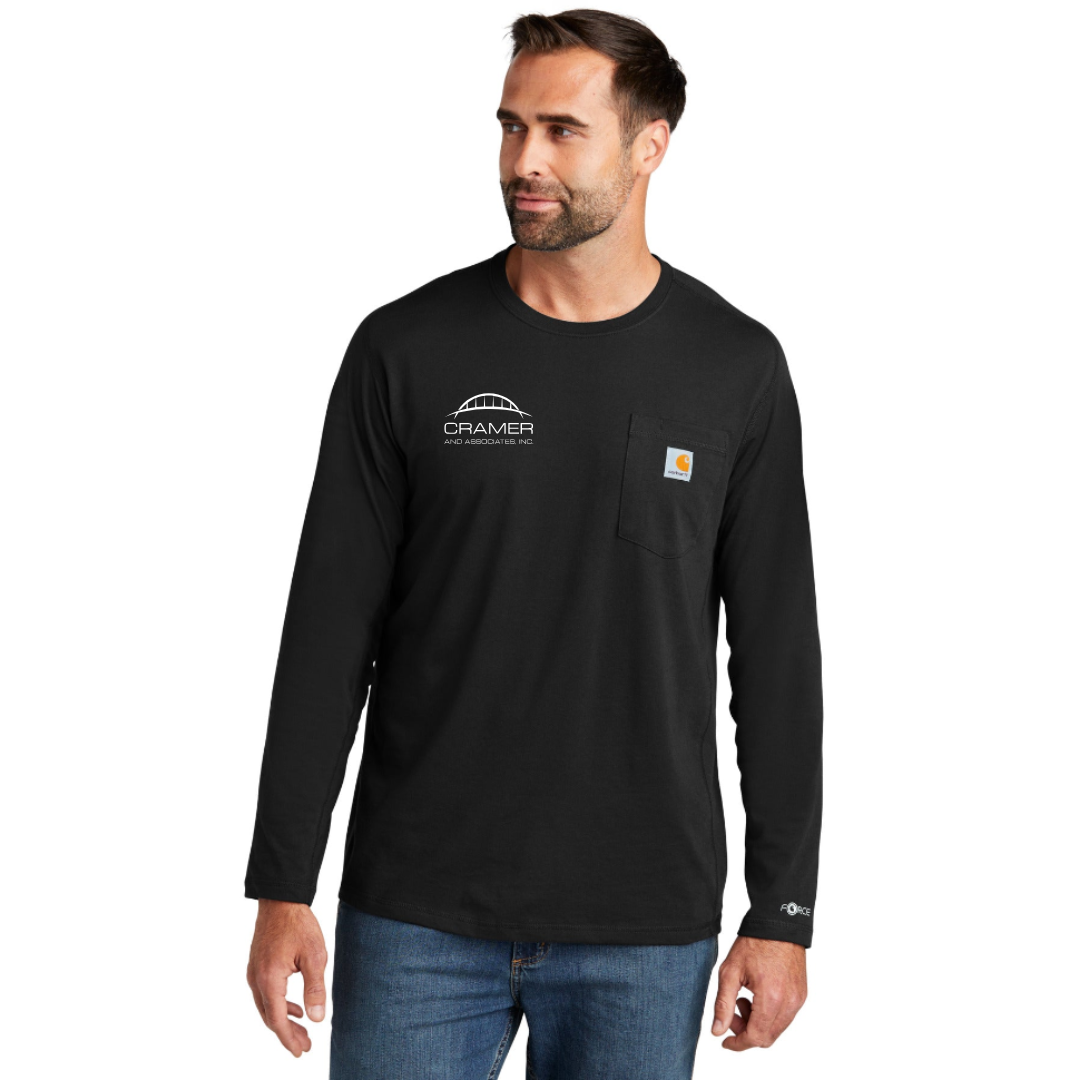 CramerCarhartt Force® Long Sleeve Pocket T-Shirt CT106656