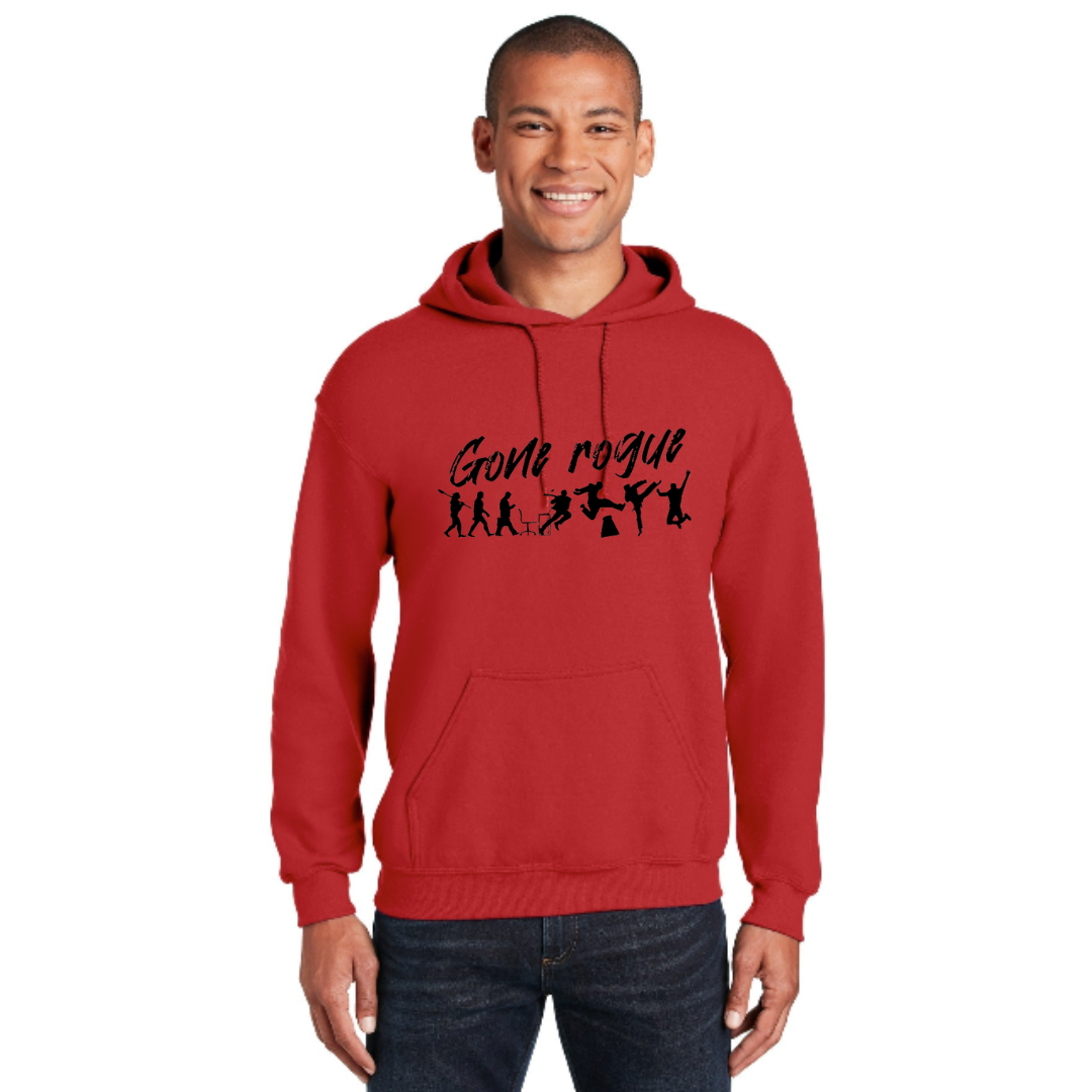 Gone RogueGildan® - Heavy Blend™ Hooded Sweatshirt. 18500 Logo #4