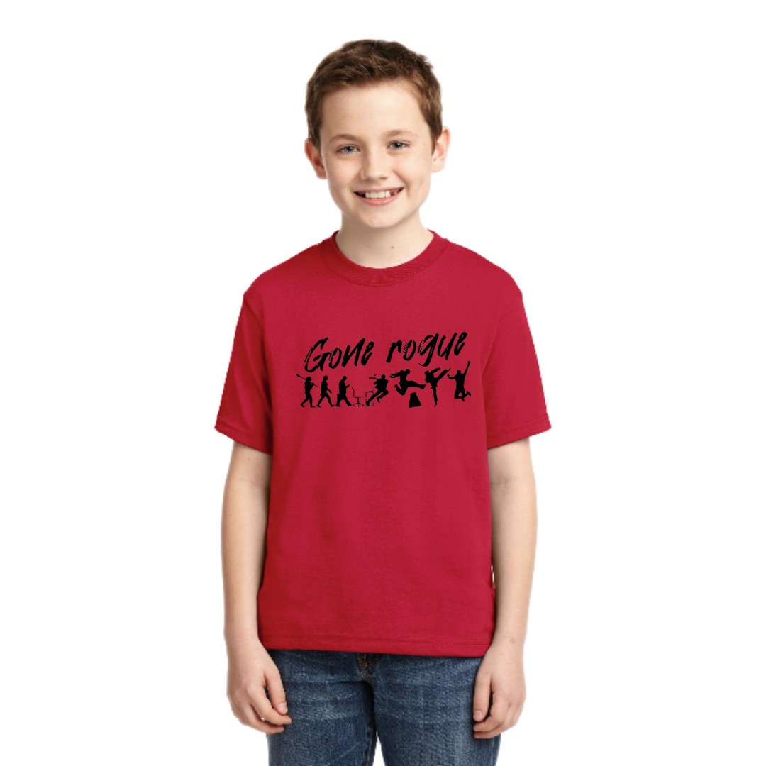 Gone RogueJERZEES® - Youth Dri-Power® 50/50 Cotton/Poly T-Shirt. 29B Logo #4