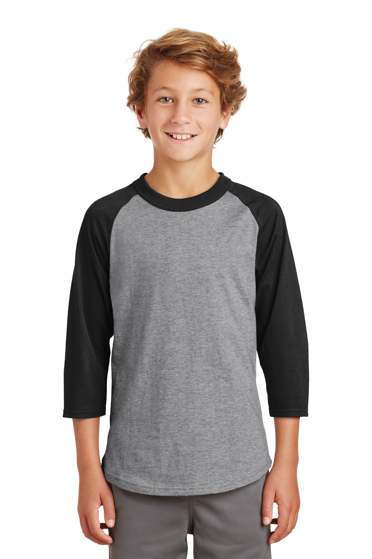 Sport-Tek® Youth Colorblock Raglan Jersey. YT200