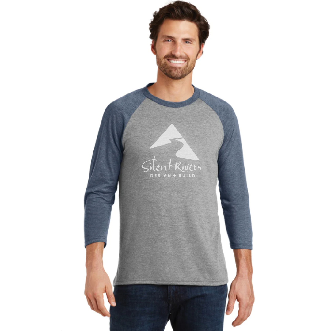 Silent RiversDistrict ® Perfect Tri® 3/4-Sleeve Raglan. DM136
