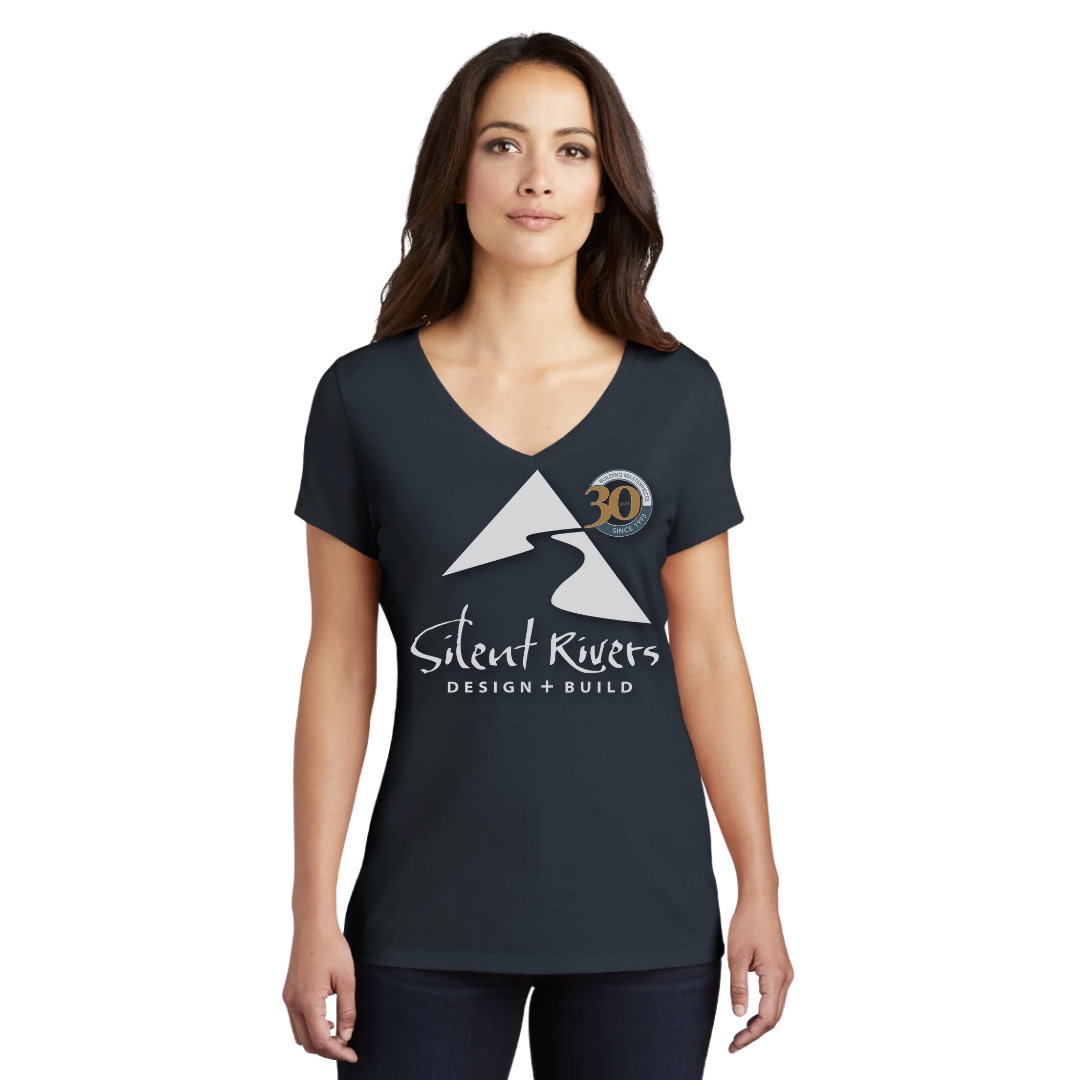 Silent RiversDistrict® Women's Perfect Tri® V-Neck Tee. DM1350L
