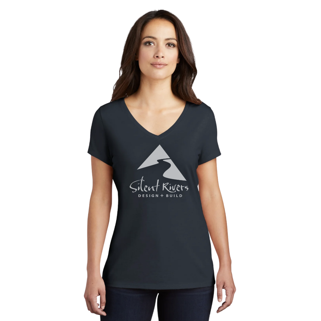 Silent RiversDistrict® Women's Perfect Tri® V-Neck Tee. DM1350L
