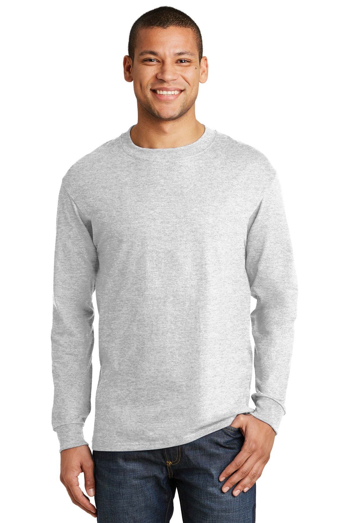 West Side Corvette ClubHanes® Beefy-T® - 100% Cotton Long Sleeve T-Shirt. 5186