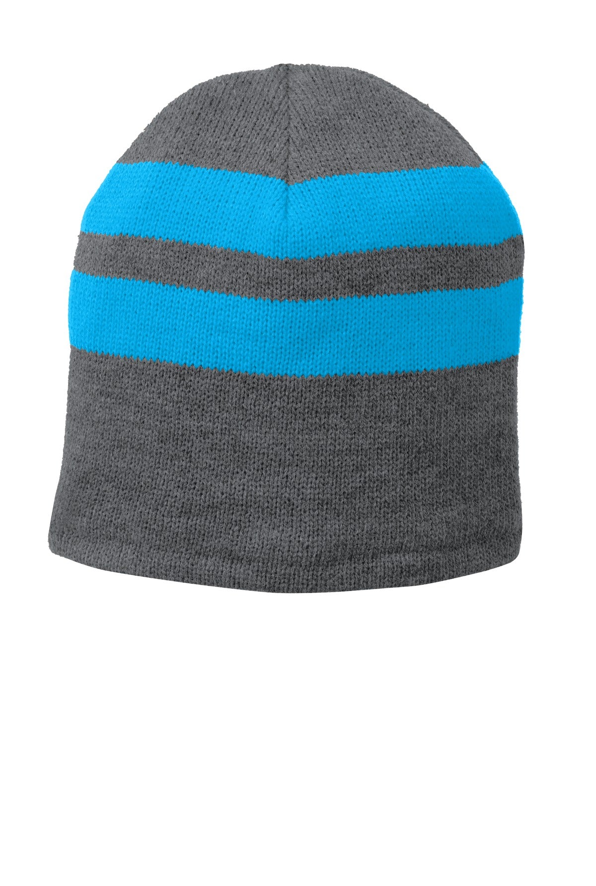 CCI ApparelPort & Company® Fleece-Lined Striped Beanie Cap. C922