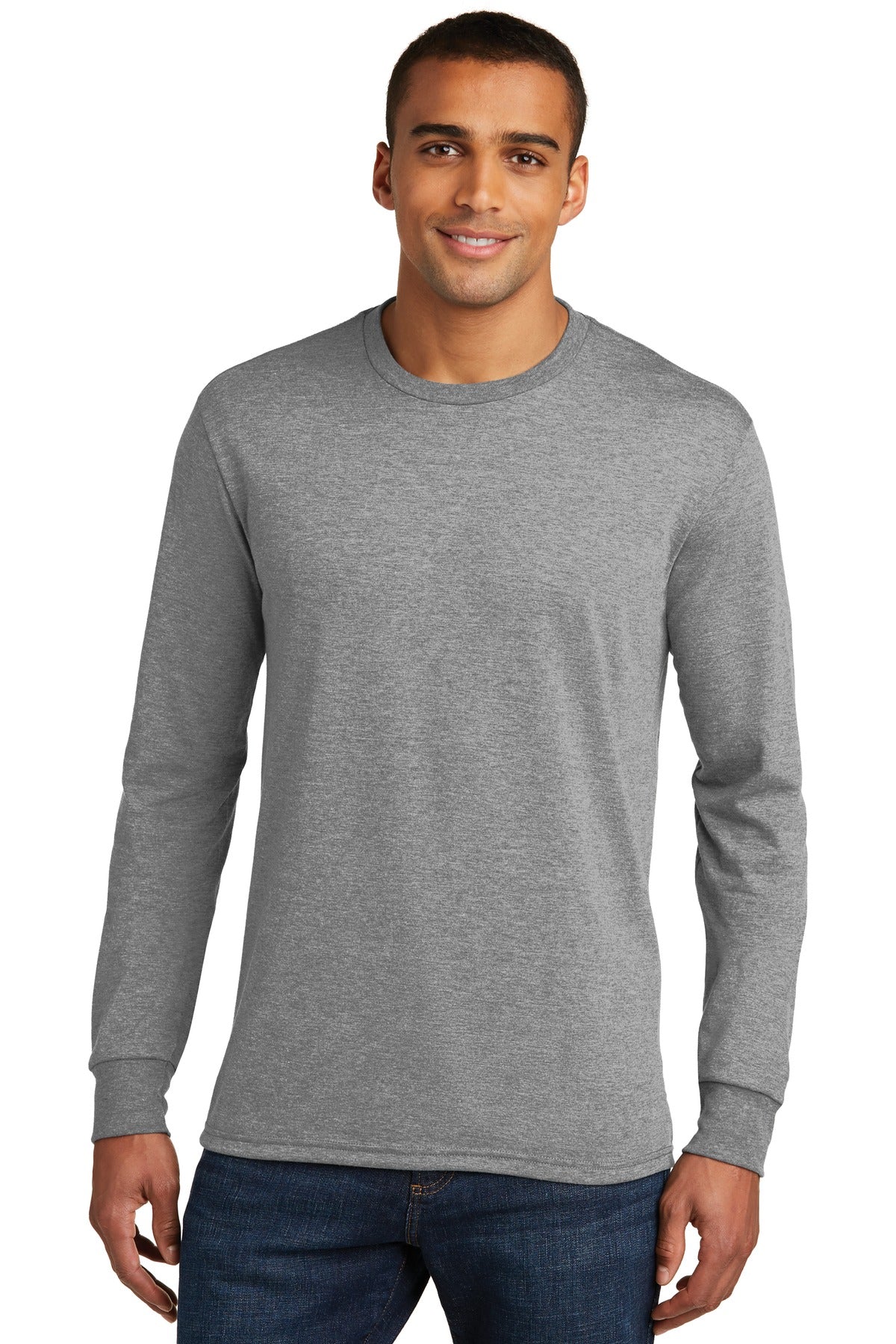 Next LevelDistrict® Perfect Tri® Long Sleeve Tee . DM132