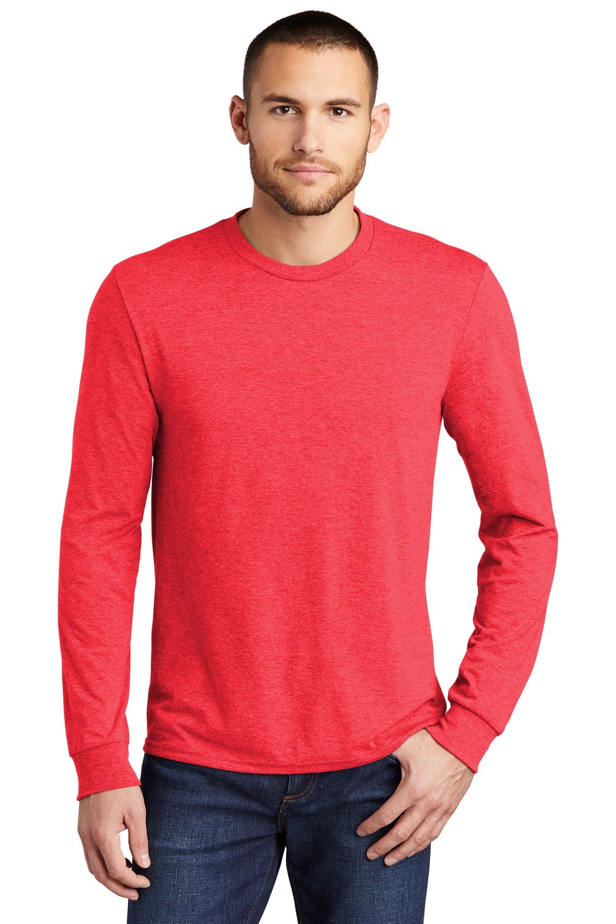 Next LevelDistrict® Perfect Tri® Long Sleeve Tee . DM132