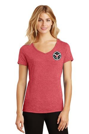 CCI ApparelDistrict® Women's Perfect Tri® V-Neck Tee. DM1350L