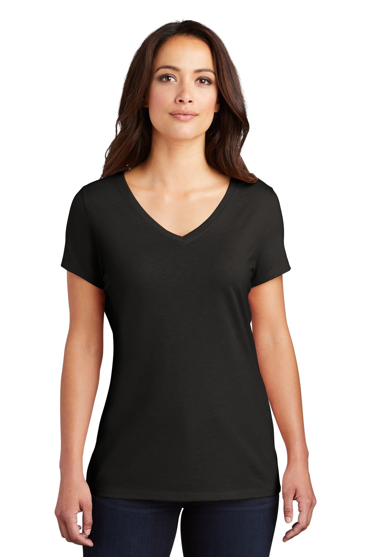 515 TherapyDistrict® Women's Perfect Tri® V-Neck Tee. DM1350L