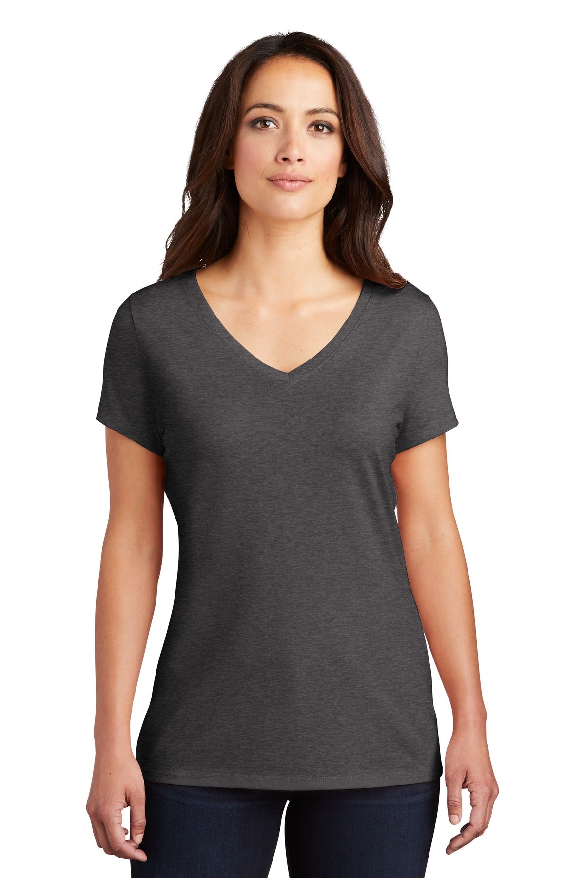 515 TherapyDistrict® Women's Perfect Tri® V-Neck Tee. DM1350L