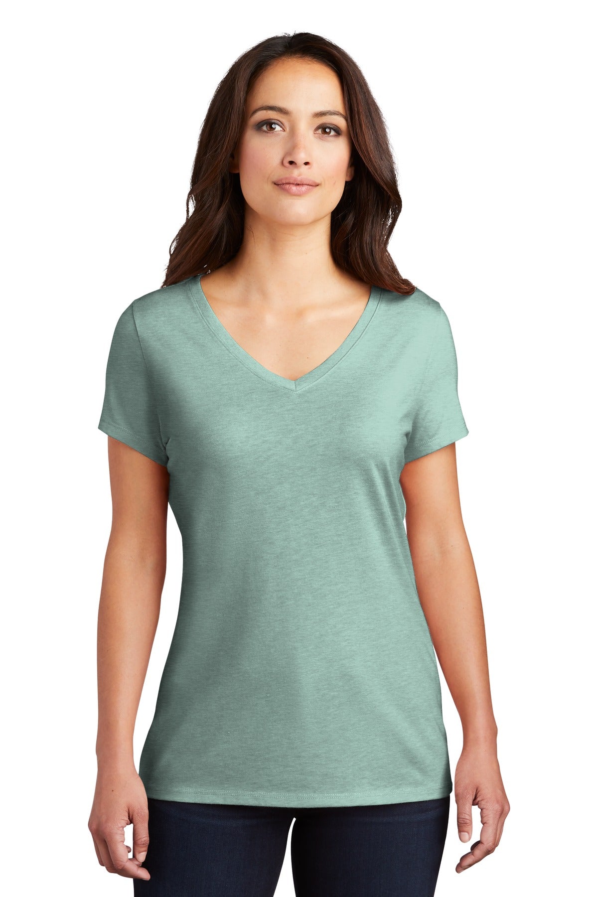 515 TherapyDistrict® Women's Perfect Tri® V-Neck Tee. DM1350L