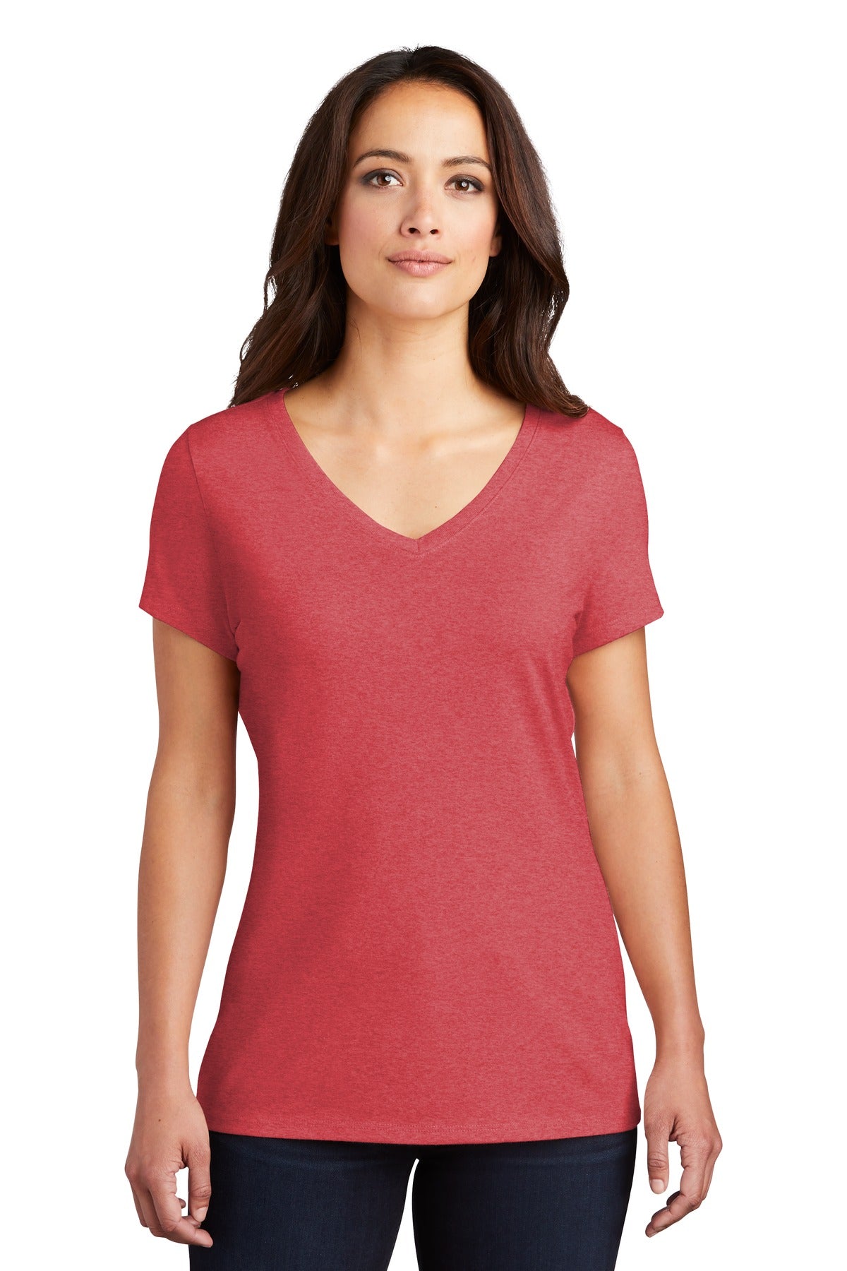 CCI ApparelDistrict® Women's Perfect Tri® V-Neck Tee. DM1350L
