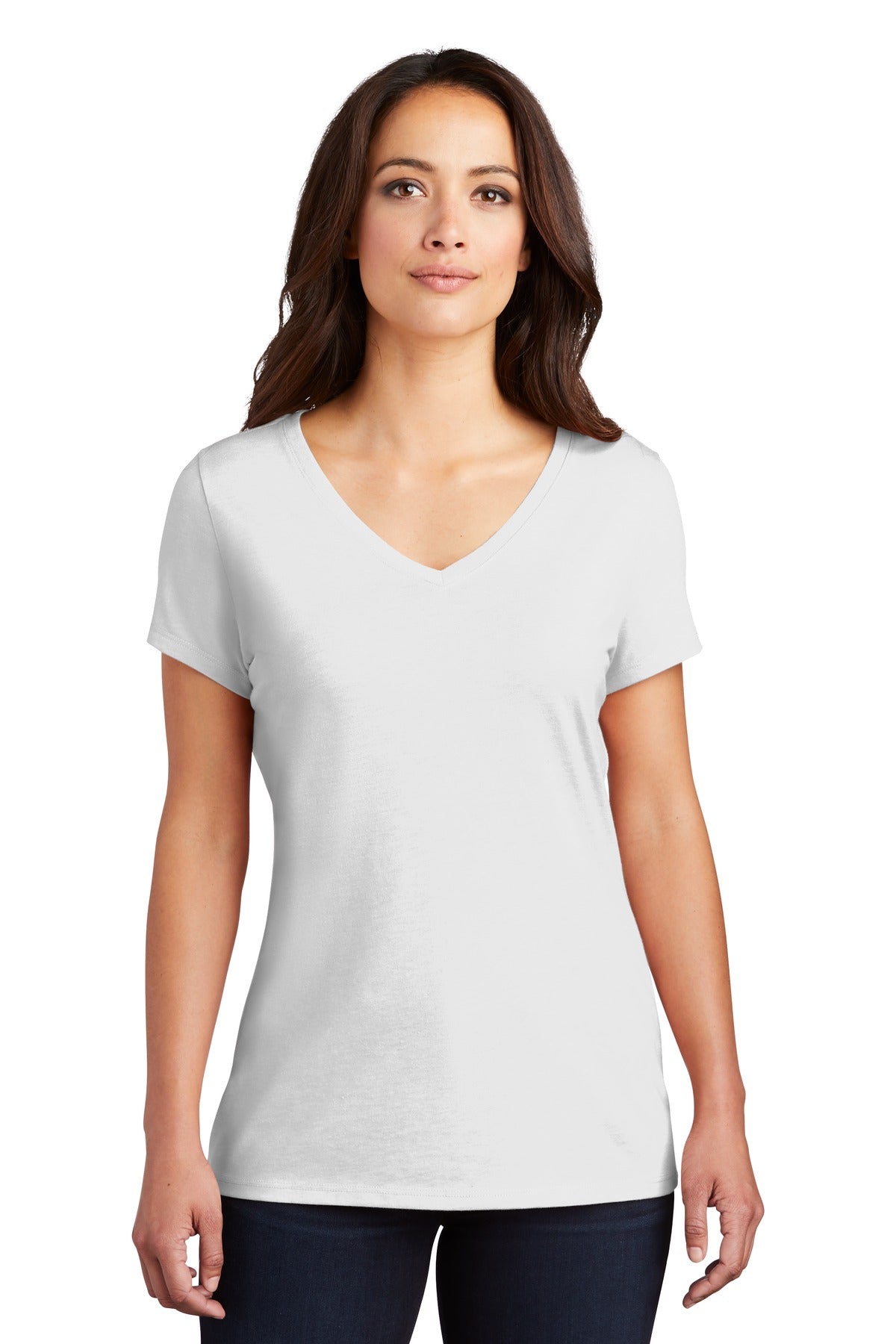 CCI ApparelDistrict® Women's Perfect Tri® V-Neck Tee. DM1350L
