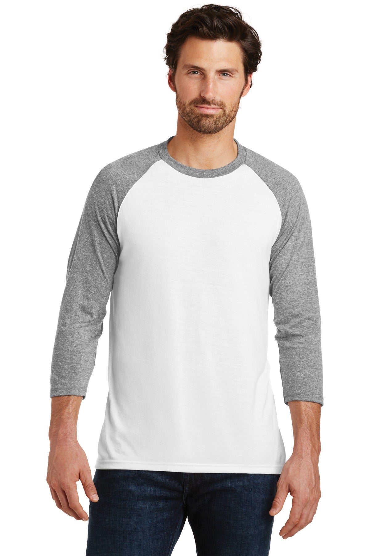 515 TherapyDistrict ® Perfect Tri® 3/4-Sleeve Raglan. DM136