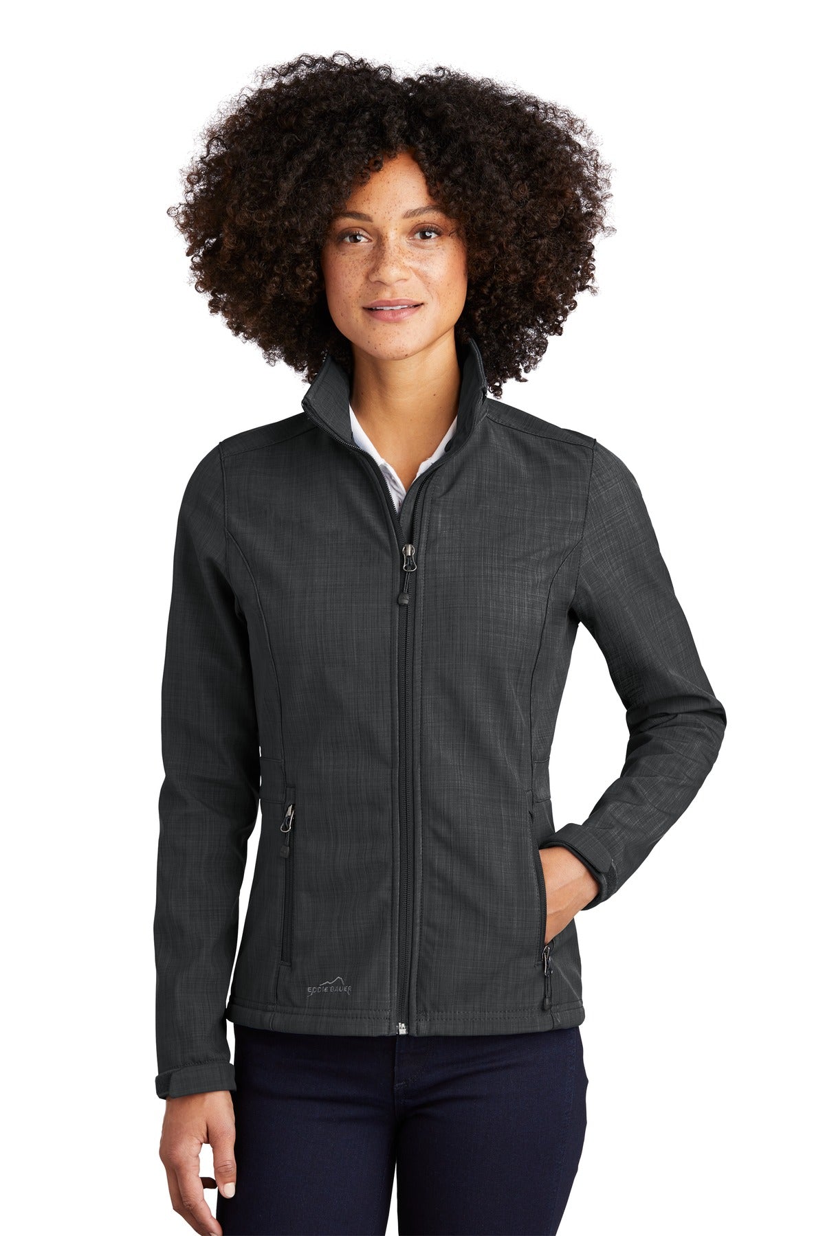 West Side Corvette ClubEddie Bauer® Ladies Shaded Crosshatch Soft Shell Jacket. EB533