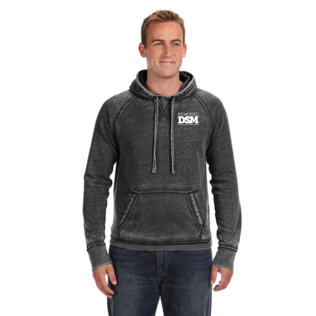 HBA J America Adult Vintage Zen Fleece Pullover Hooded Sweatshirt