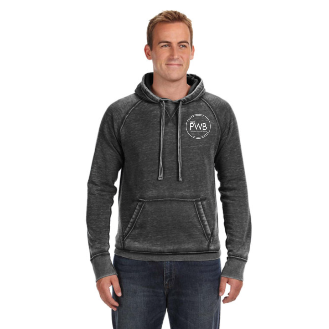 HBA J America Adult Vintage Zen Fleece Pullover Hooded Sweatshirt