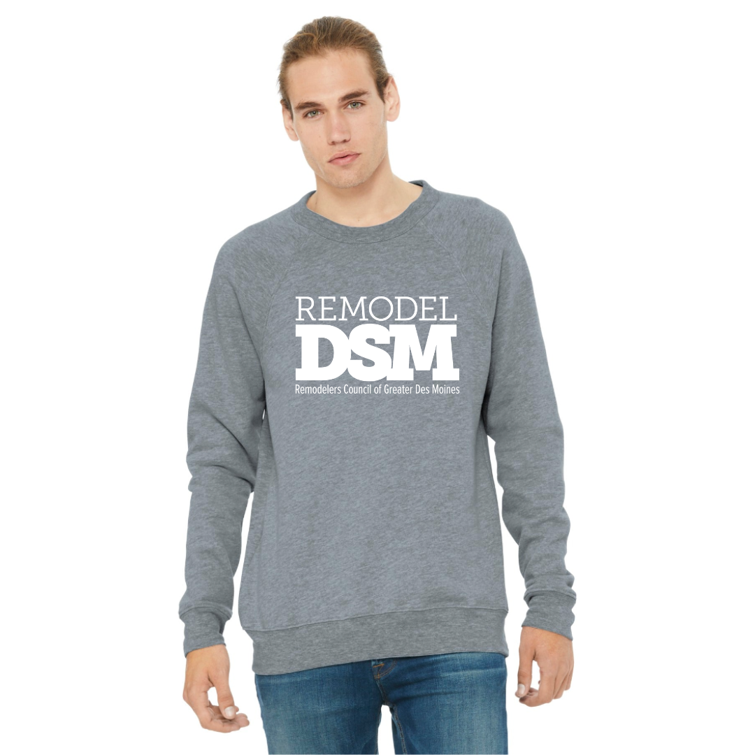 HBABELLA+CANVAS ® Unisex Sponge Fleece Raglan Sweatshirt. BC3901