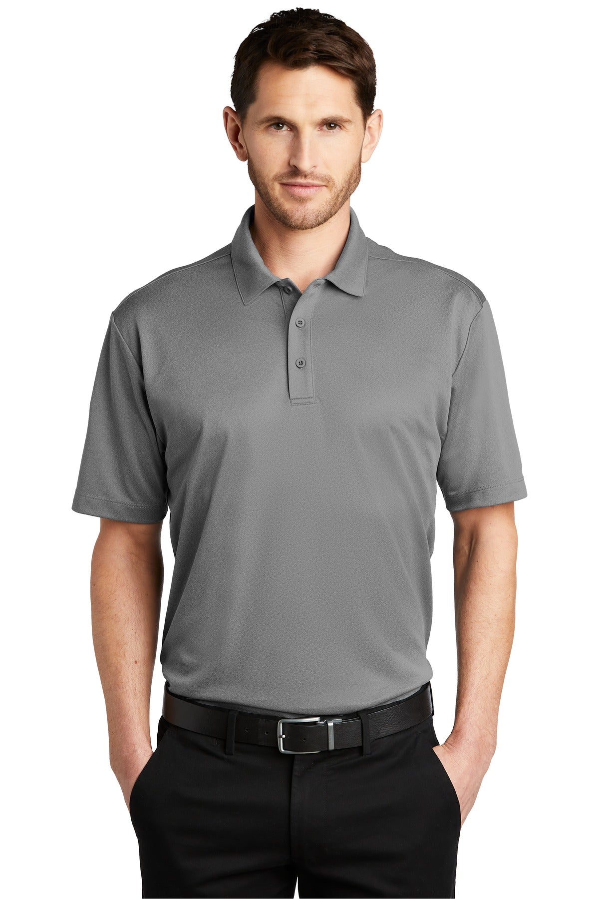 515 TherapyPort Authority ® Heathered Silk Touch ™ Performance Polo. K542