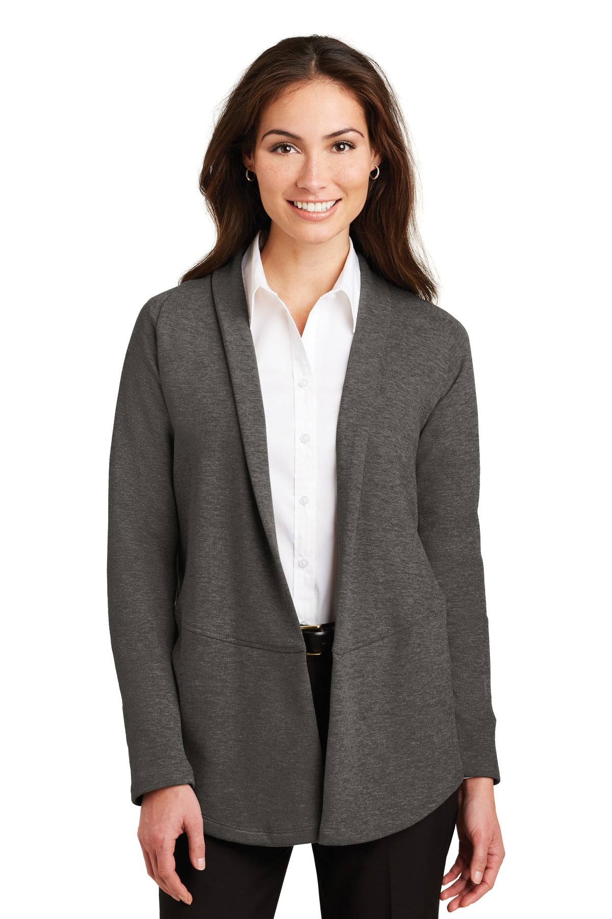 HBA Port Authority® KSH Ladies Interlock Cardigan. L807