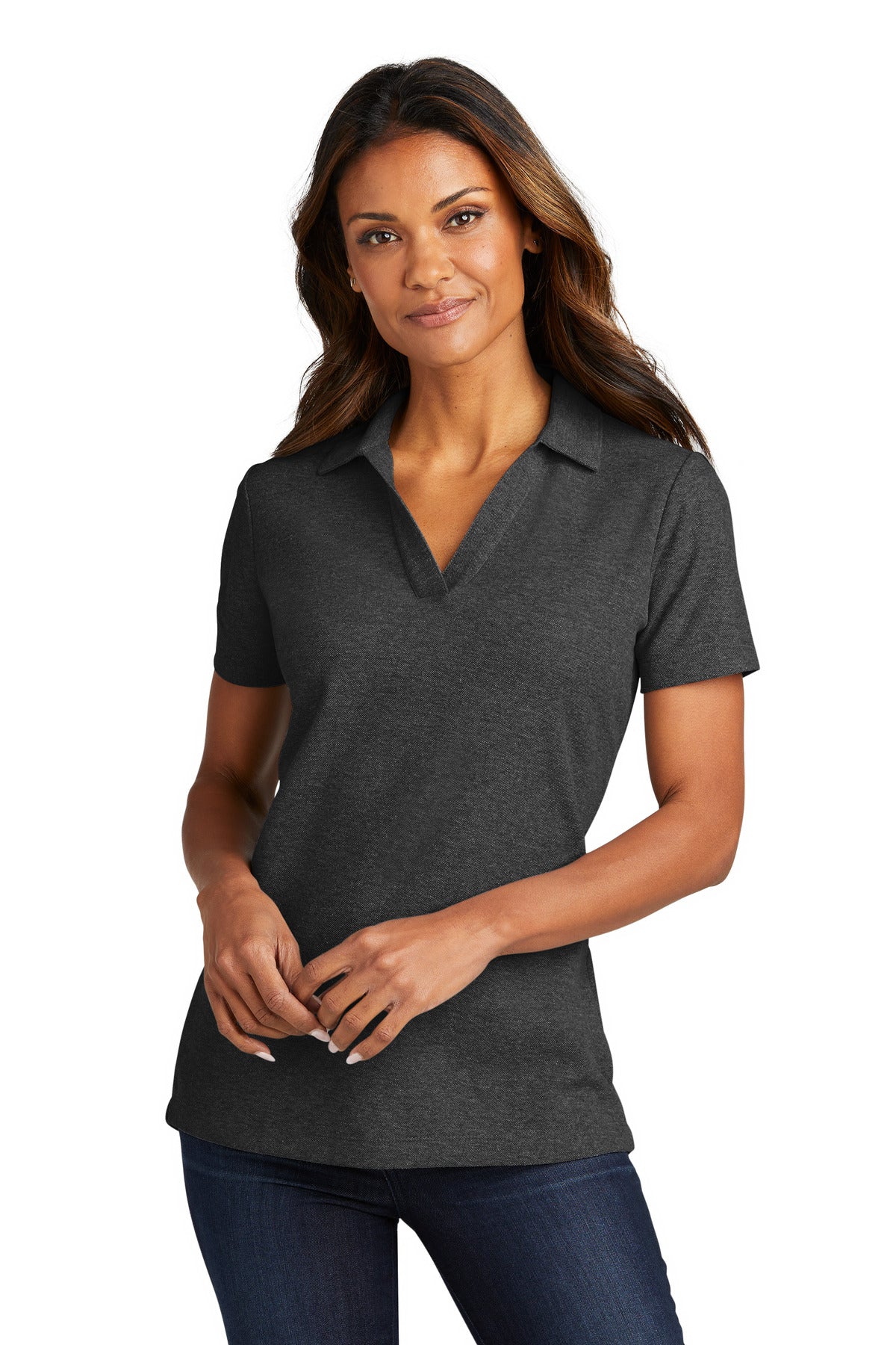 NAWBOPort Authority® Ladies C-FREE™ Cotton Blend Pique Polo LK867