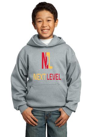 Next LevelPort & Company® - Youth Core Fleece Pullover Hooded Sweatshirt. PC90YH