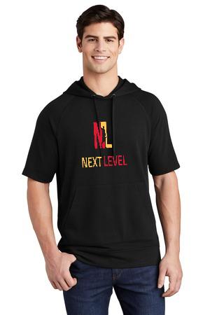 Next LevelSport-Tek ® PosiCharge ® Tri-Blend Wicking Fleece Short Sleeve Hooded Pullover ST297