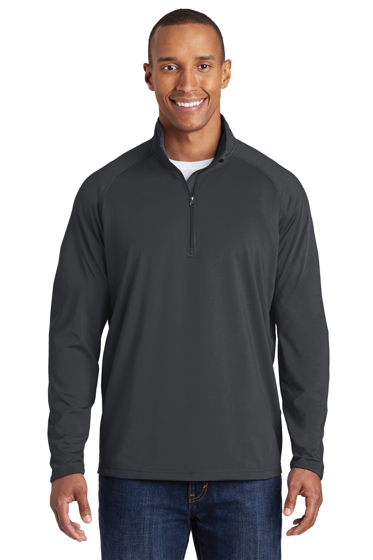 NAWBOSport-Tek® Sport-Wick® Stretch 1/2-Zip Pullover. ST850