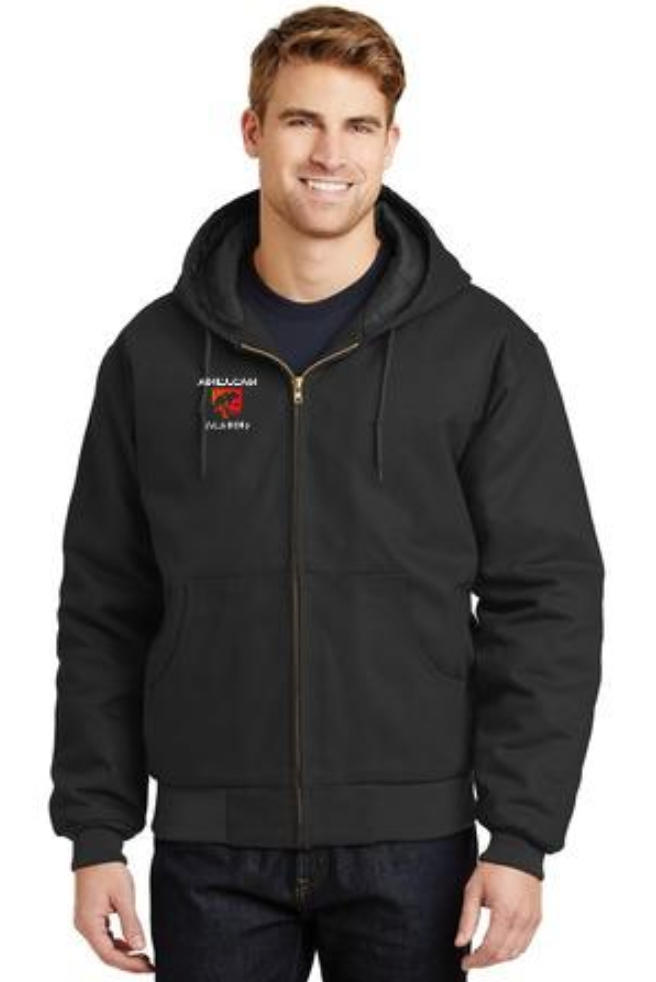 American Alarms CornerStone® - Duck Cloth Hooded Work Jacket. J763H