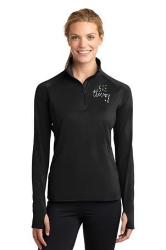 515 TherapySport-Tek® Ladies Sport-Wick® Stretch 1/2-Zip Pullover. LST850