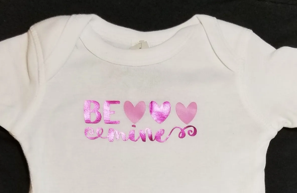 KSH Design Studio Be Mine Hearts Baby Body Suit