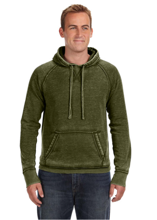 IST J America Adult Vintage Zen Fleece Pullover Hooded Sweatshirt