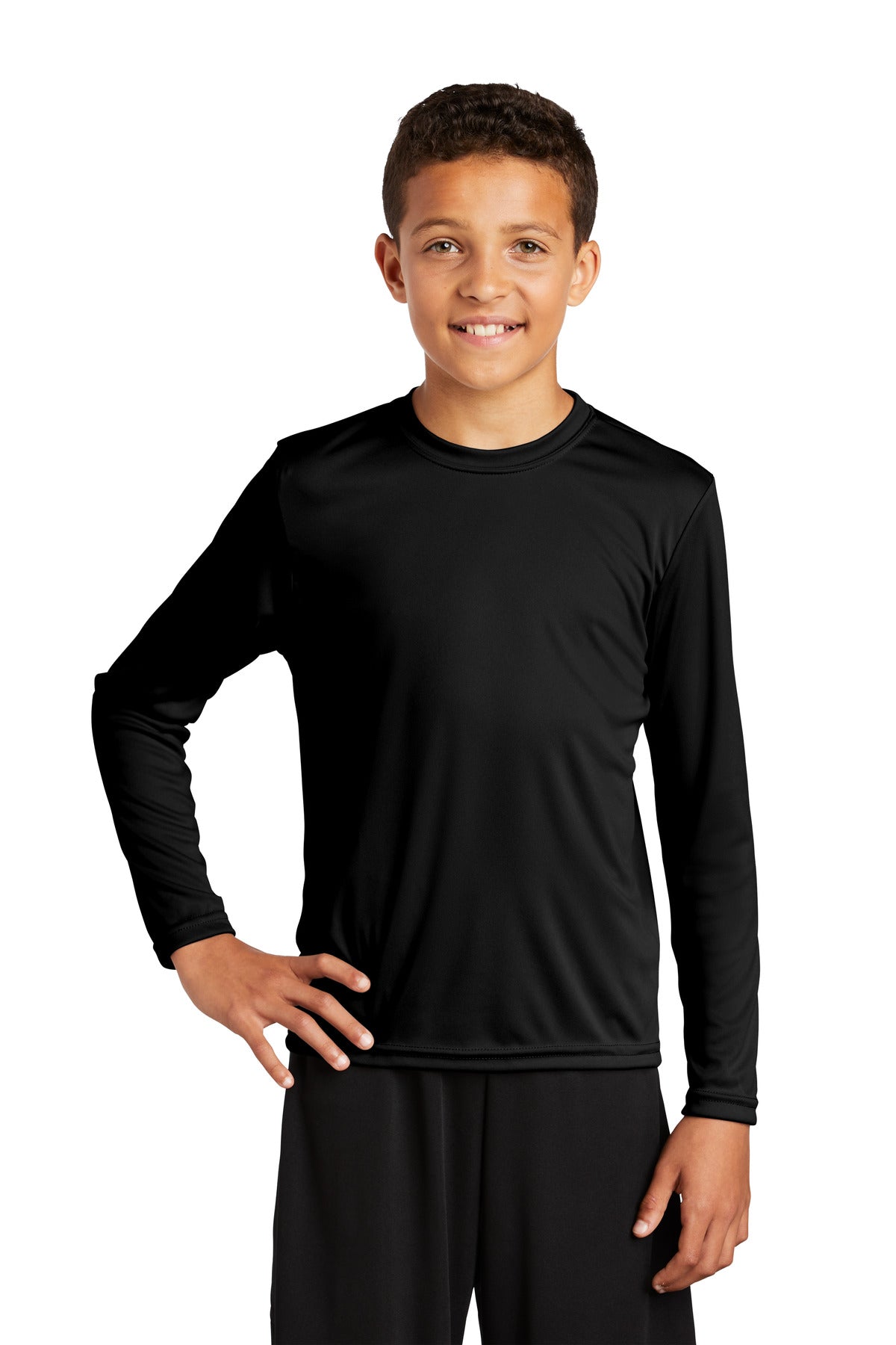 Next LevelSport-Tek® Youth Long Sleeve PosiCharge® Competitor™ Tee. YST350LS