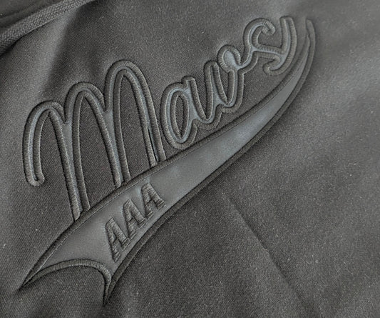 Mavericks Applique BELLA+CANVAS®  Unisex Sponge Fleece Raglan Sweatshirt. BC3901