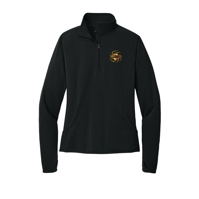 Next Level Volleyball Sport-Tek® Women's Sport-Wick® Stretch 1/4-Zip Pullover LST850