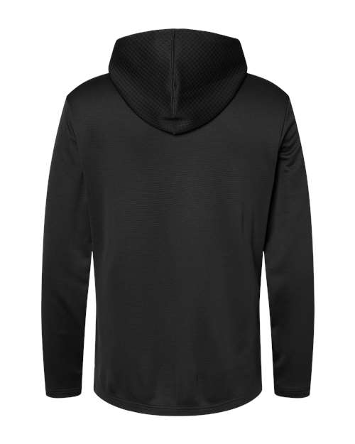 Men's Textured Mixed Media Midweight Hooded Sweatshirt