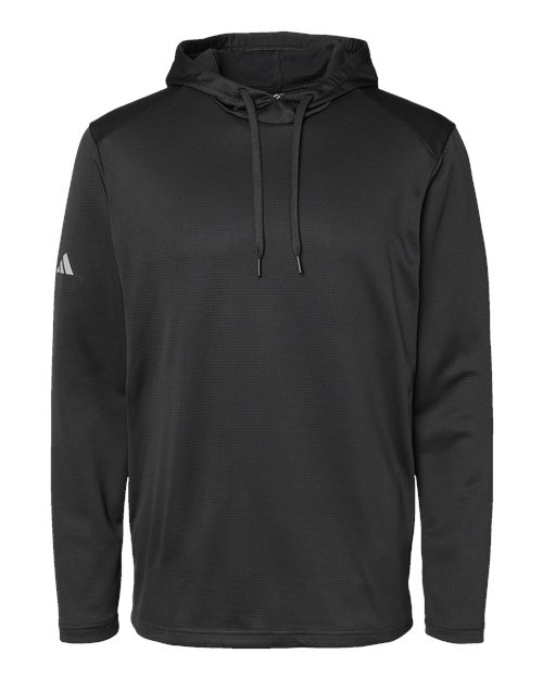 Men's Textured Mixed Media Midweight Hooded Sweatshirt