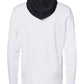 Men's Textured Mixed Media Midweight Hooded Sweatshirt