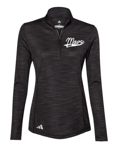 Mavericks Women's Lightweight Mélange Quarter-Zip Pullover - A476