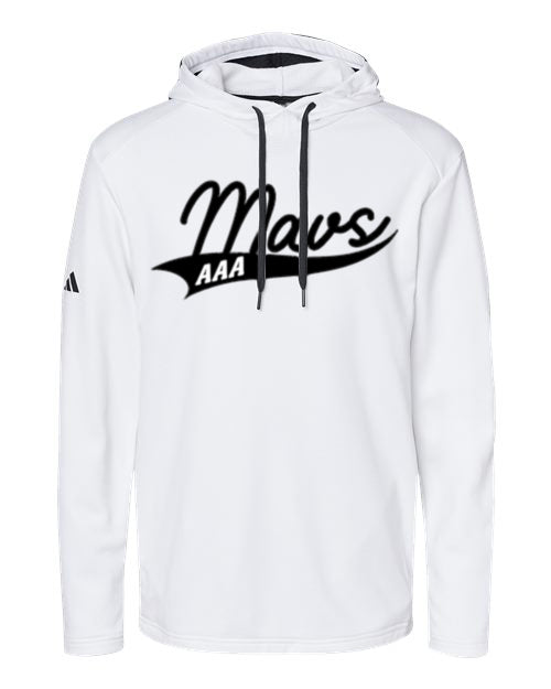 Mavericks Men's Textured Mixed Media Midweight Hooded Sweatshirt - A530