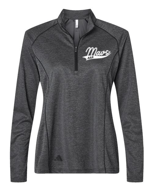 Mavericks Women's Space Dyed Quarter-Zip Pullover - A594