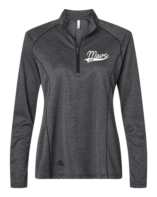 Mavericks Women's Space Dyed Quarter-Zip Pullover - A594
