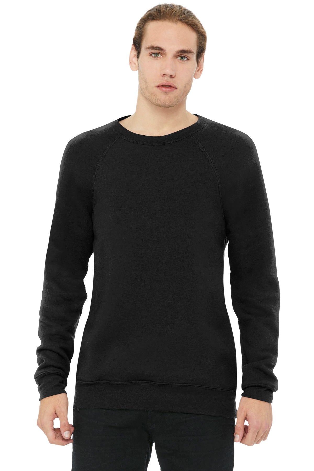 Mavericks Applique BELLA+CANVAS®  Unisex Sponge Fleece Raglan Sweatshirt. BC3901