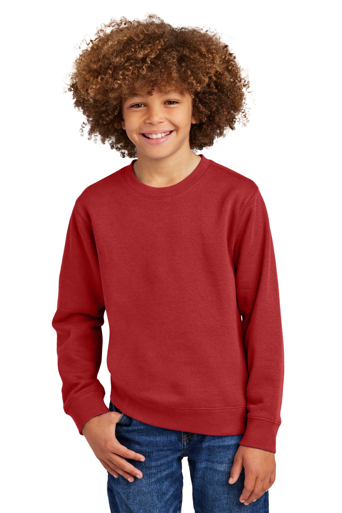 District ®  Youth V.I.T.   Fleece Crew DT6104Y