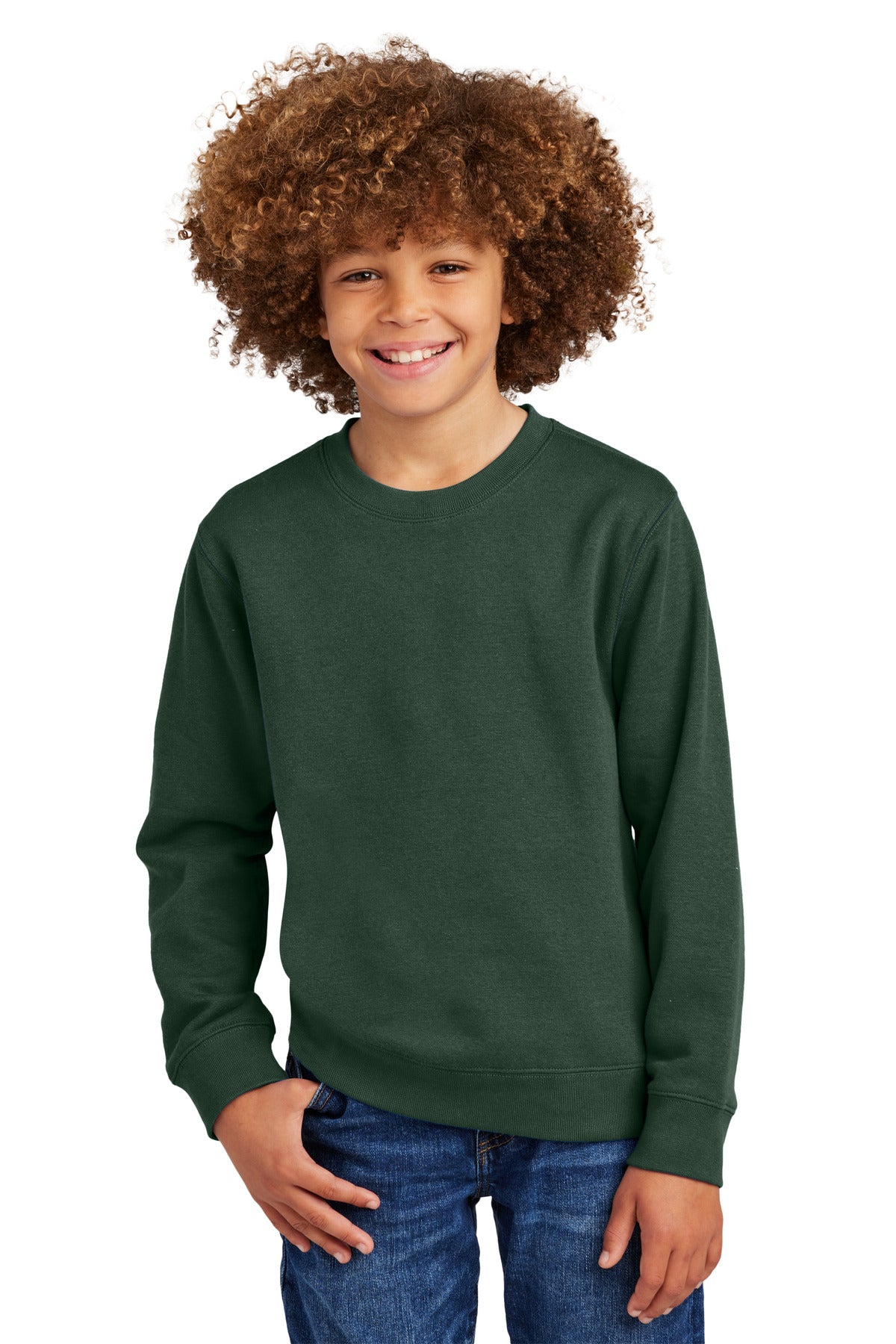 District ®  Youth V.I.T.   Fleece Crew DT6104Y