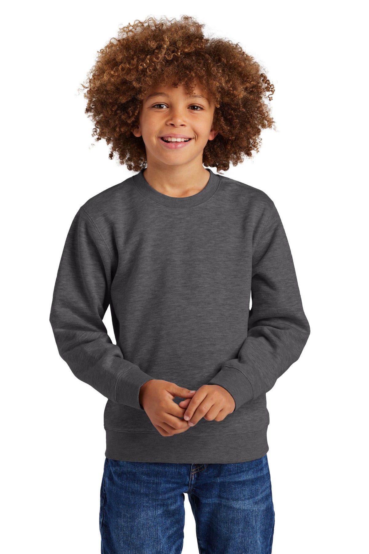 District ®  Youth V.I.T.   Fleece Crew DT6104Y