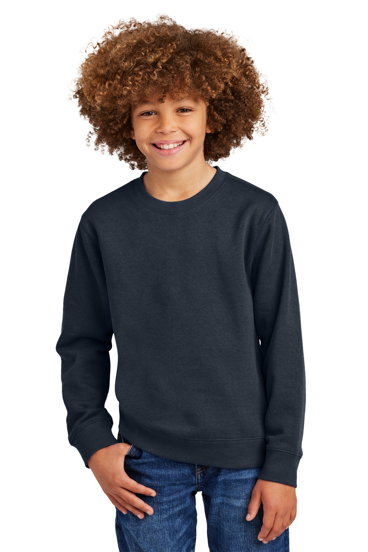 District ®  Youth V.I.T.   Fleece Crew DT6104Y
