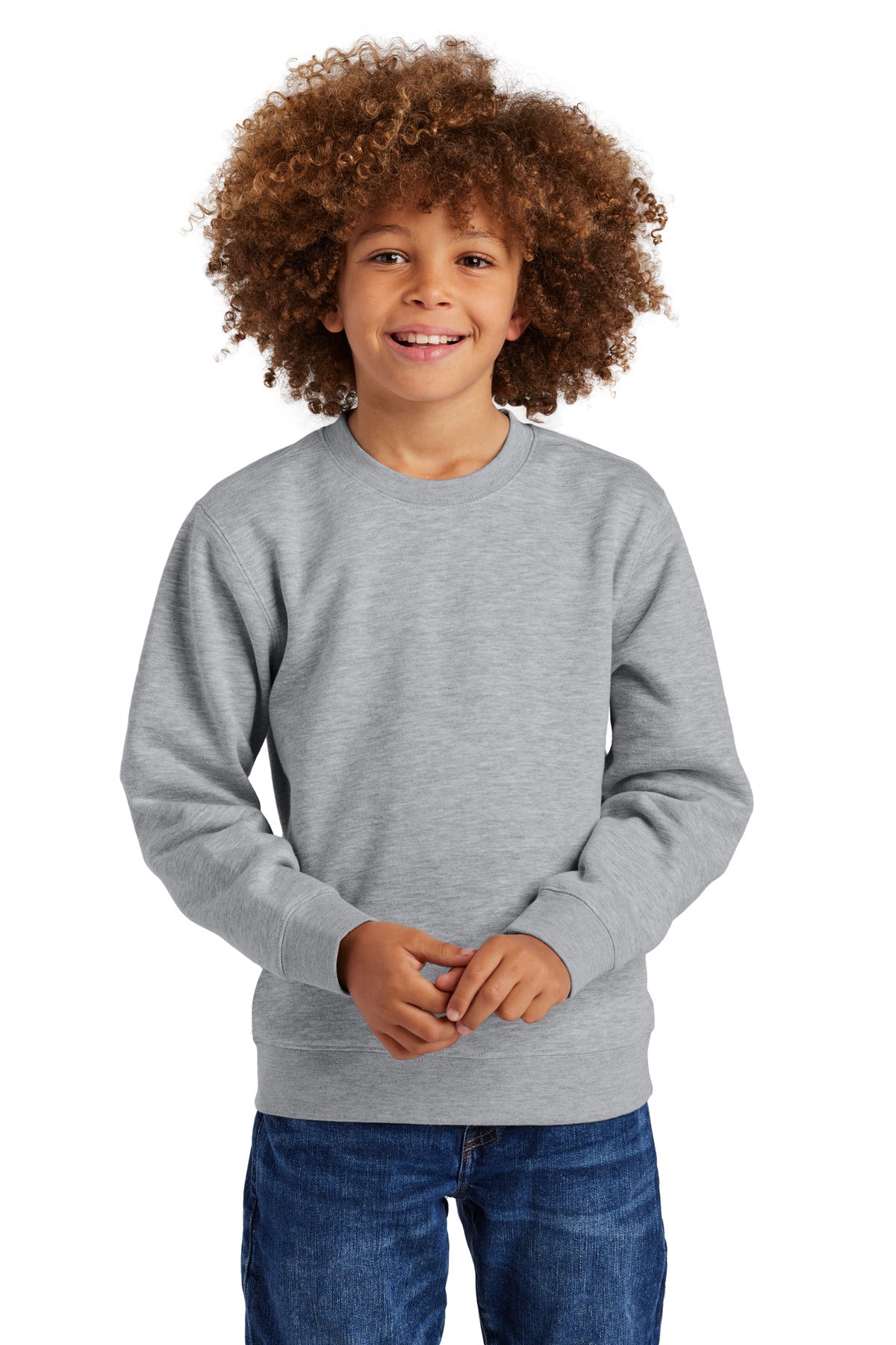 District ®  Youth V.I.T.   Fleece Crew DT6104Y